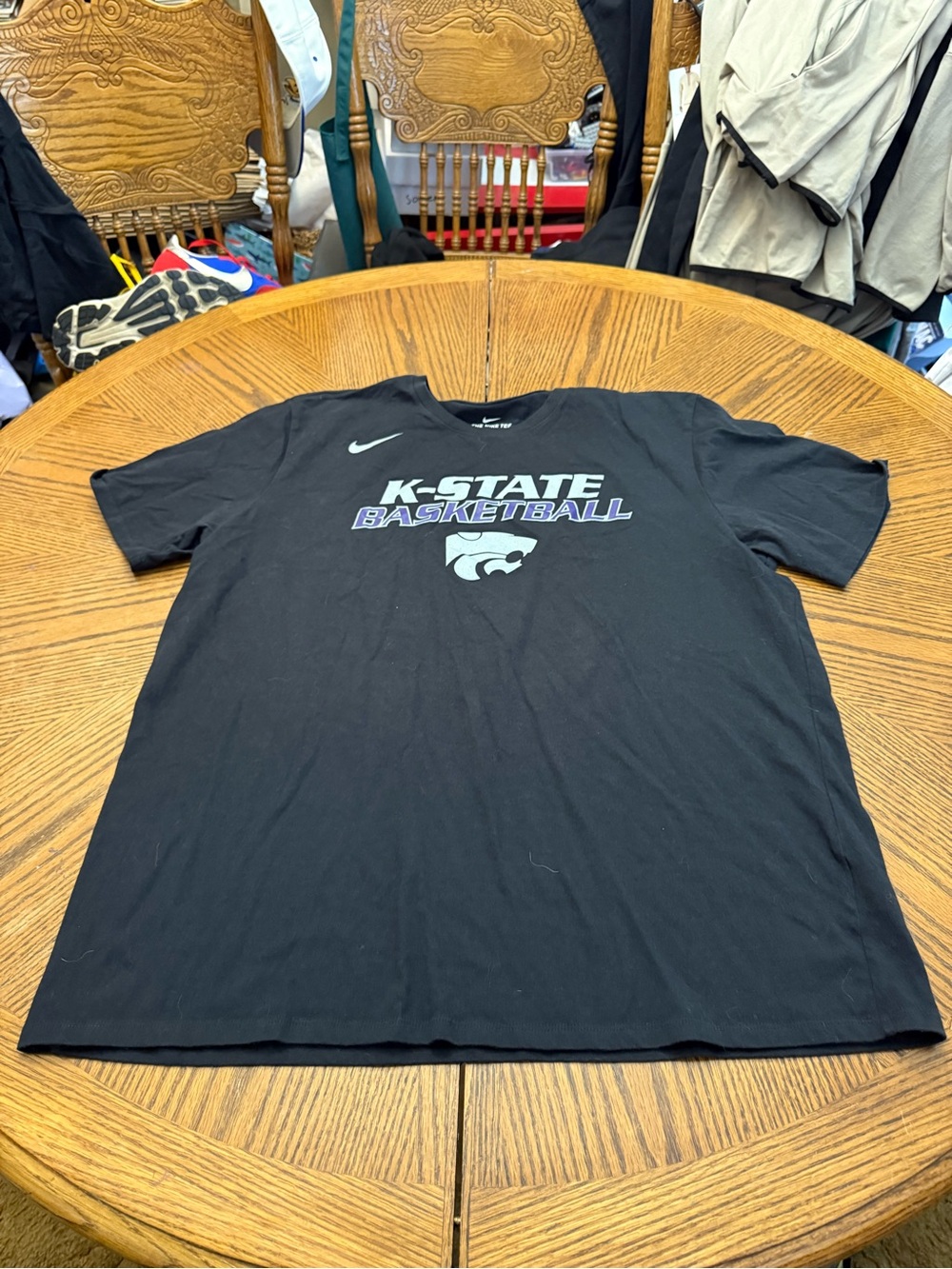 Nike Black K-State Basketball Graphic Tee
